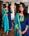 Charming Comfort South Cotton Gown with Dupatta XS TO 10XL