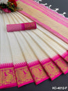 Classic Patterns Mercerised Soft Silk Sarees with Checks Design