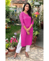 Classic Comfort Rayon Plain Kurti for Everyday Wear XS TO 10XL