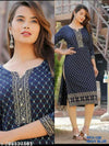 Effortless Elegance Daily Wear Foil Print Kurti XS TO 10XL