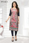 Classic Office Prints Crepe Kurti for Everyday XS TO 3XL